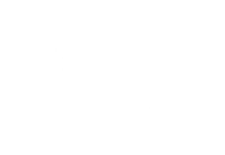 A stylized silhouette of Notre-Dame du Haut, featuring a curved roof and prominent cross, set against a stark black background.